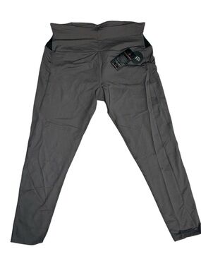 Tommy Copper High-Waist Lower Back Support Leggings - Charcoal Gray